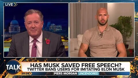 Andrew Tate RETURNS Back On Piers Morgan Latest Interview With Chilling MESSAGE On Elon Musk