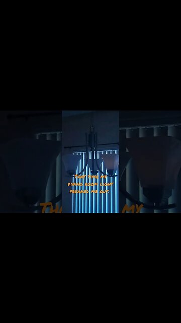 That time my dining room light freaked me out.