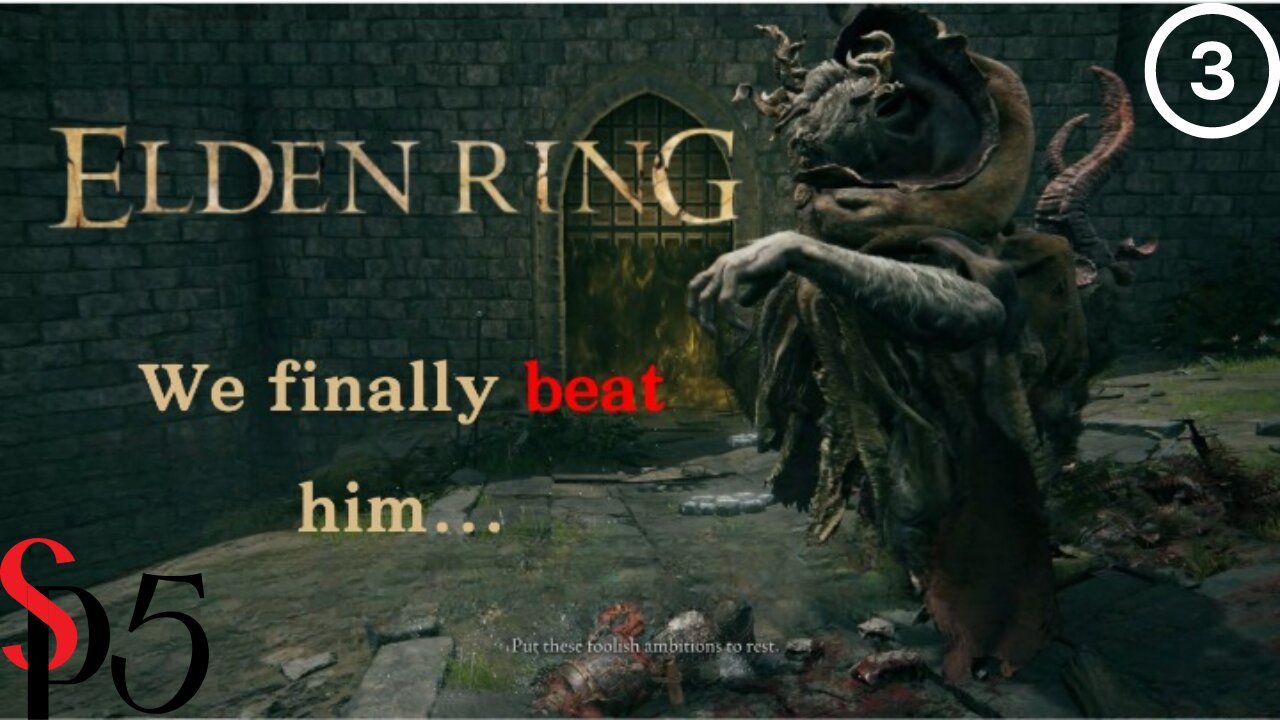 ELDEN RING PS5: Part 3 Margot the fellen omen