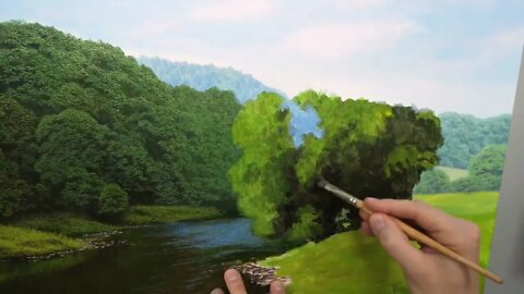 Painting Large Foreground Trees