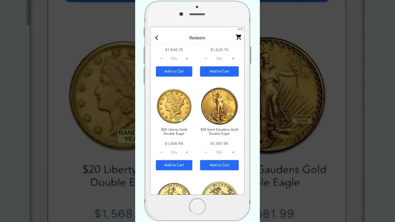 Physical Redemption on the OneGold Mobile App