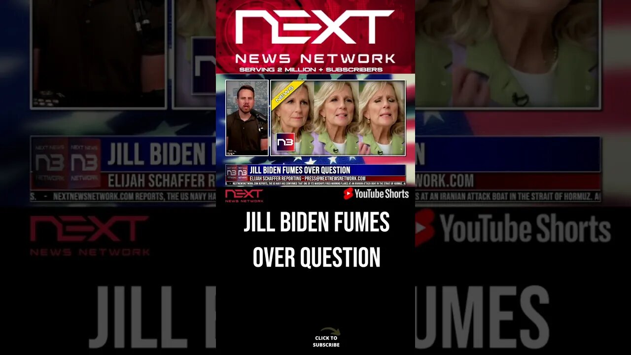 Jill Biden FUMES over Question #shorts