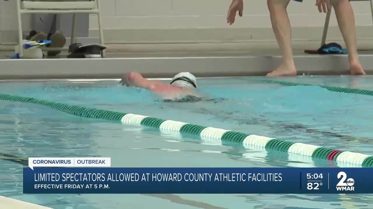 Howard Co. revises restrictions on spectators at indoor sporting events