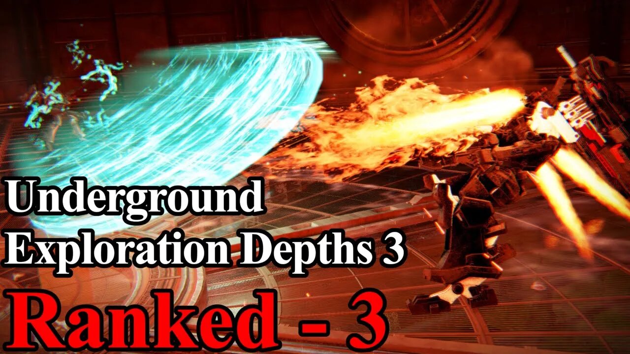 Armored Core 6 Mission 36 - Underground Exploration - Depths 3 (Rank S)