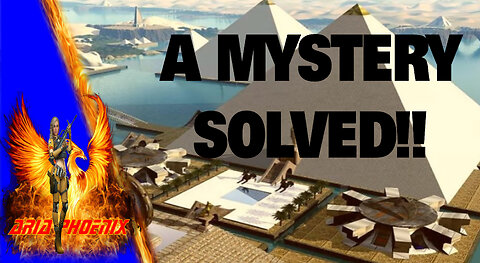 AN AWESOME DISCOVERY!! ONE OF THE MYSTERIES OF THE PYRAMIDS SOLVED!