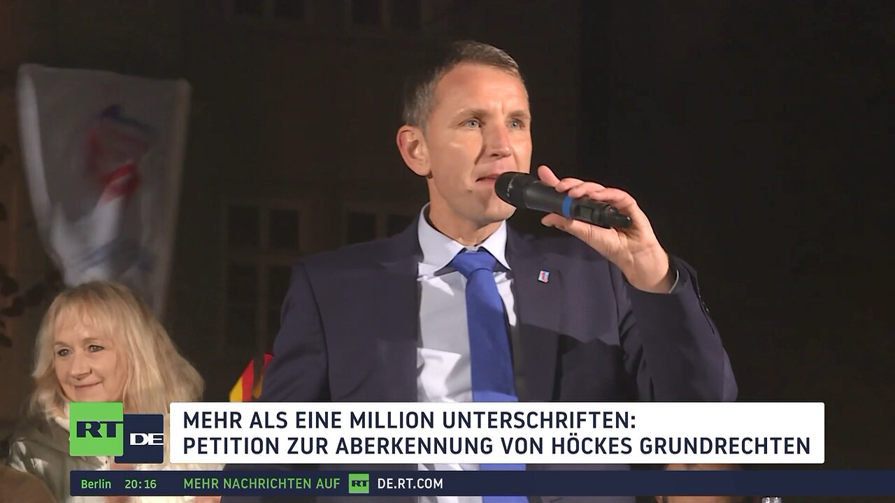 Petition zur Aberkennung von Höckes Grundrechten: Petition sammelt über eine Million Unterschriften