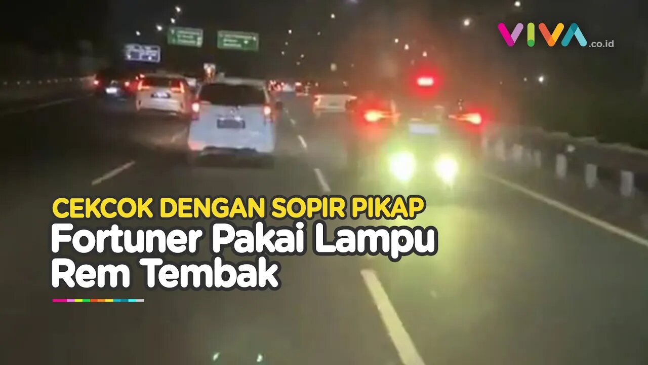 KACAU! Fortuner Pakai LED Tembak Bikin Rawan Kecelakaan