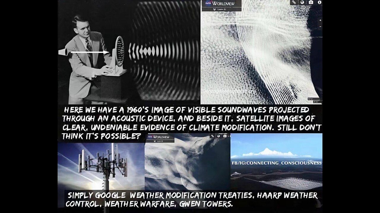 HAARP GEO-ENGINEERING Wolkenimpfung TAU 5G