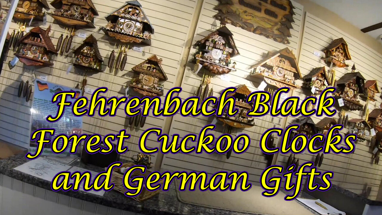 Fehrenbach Black Forest Cuckoo Clocks - What's In There - 4K Store Tour - Peddlers Village