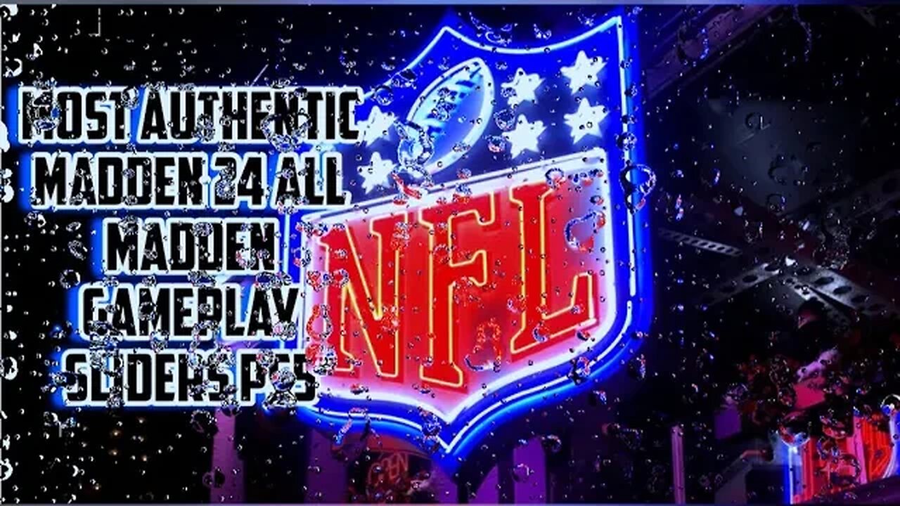 Most Authentic Madden 24 All Madden Gameplay Slider Set