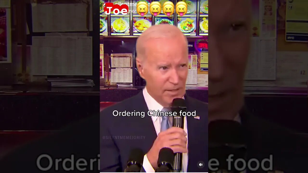 Presidential Takeout: Biden's Chinese Food Order. #shorts #prepperboss
