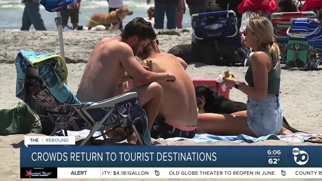 Crowds return to San Diego's top destinations