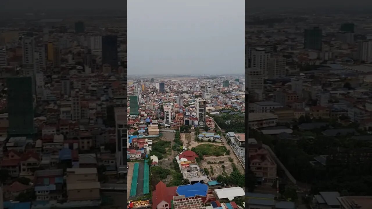 Cityscape Phnom Penh Cambodia 🇰🇭 #shorts #Cambodia #Expat #phnompenh