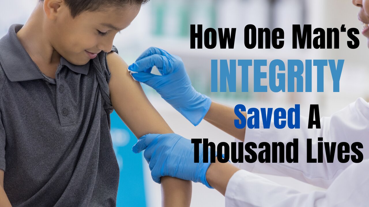 How one mans INTEGRITY saved a THOUSAND LIVES!!