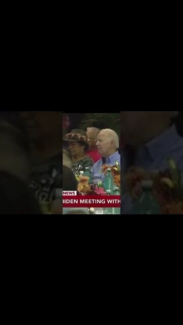 Even When he Wakes Up He Still Looks Asleep #sleepyjoebiden #sleeping