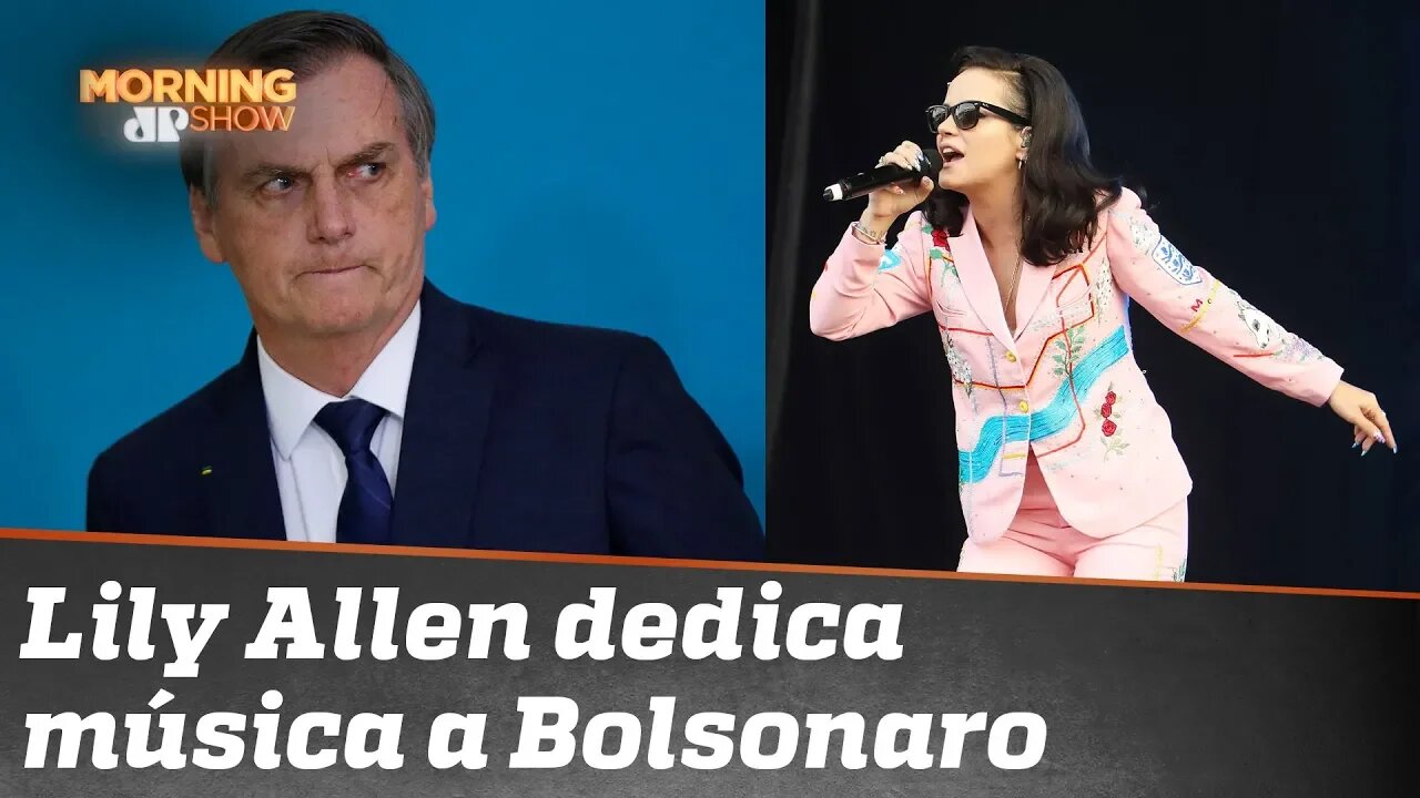 Lily Allen dedica música “Fuck You” a Jair Bolsonaro