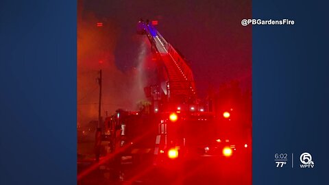 Fire breaks out in Lake Park junkyard