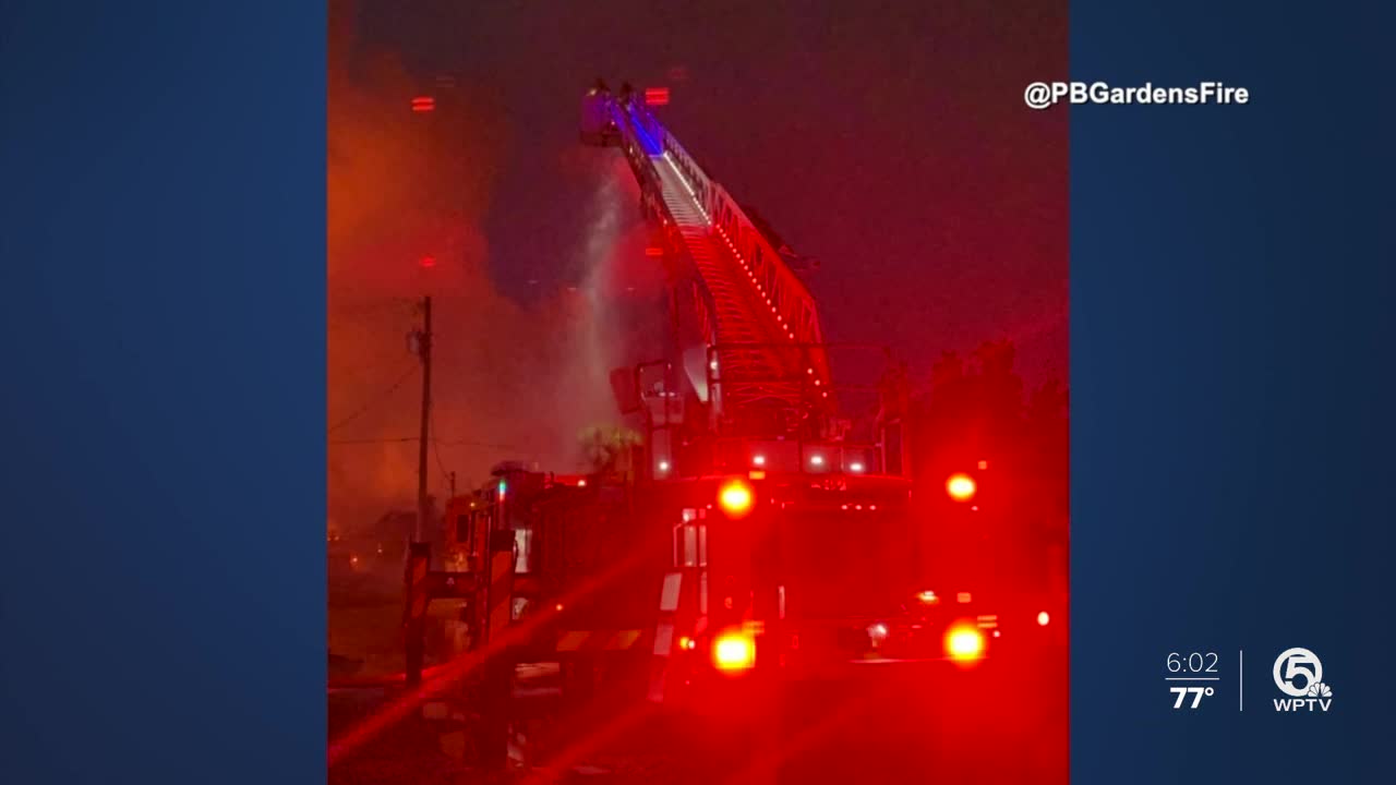 Fire breaks out in Lake Park junkyard