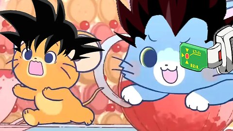 Tom and Jerry anime, but with Dragon Ball voices and music