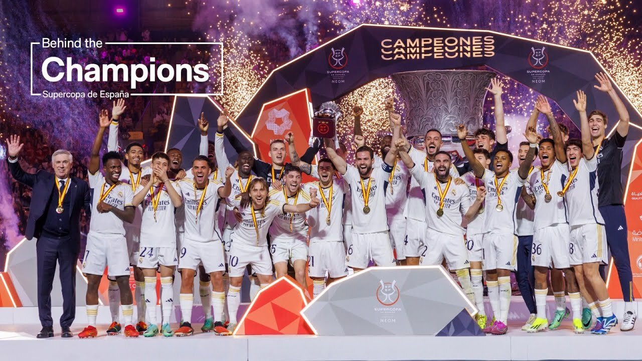 BEHIND THE CHAMPIONS ¡LO QUE NO VISTE DE NUESTRA 13ª SUPERCOPA! Real Madrid