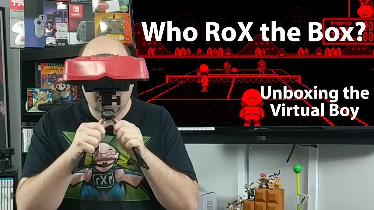 Who RoX the Box/eBay Trash or Treasure - Unboxing a Nintendo Virtual Boy 32-bit Video Game System