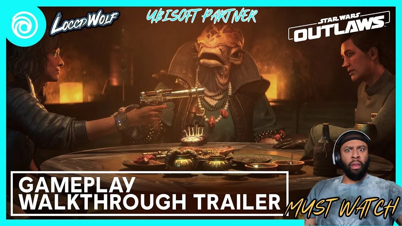 THIS IS MASSIVE! | Star Wars Outlaws: Official Gameplay Walkthrough | Ubisoft Forward (REACTION)