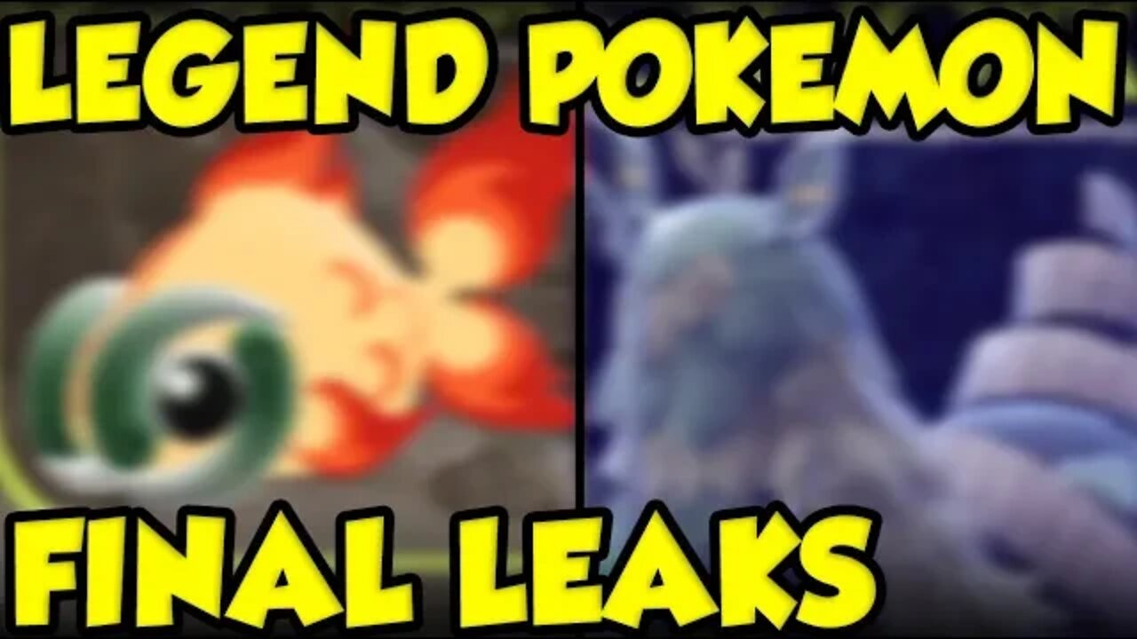 ALL LEGENDARY POKEMON LEAK IN POKEMON SCARLET AND VIOLET!