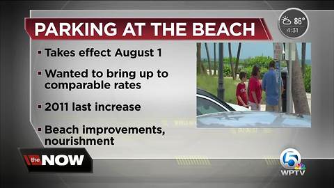 Parking going up at Lake Worth Beach