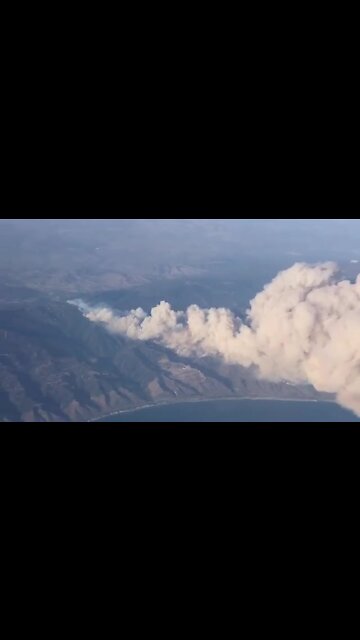 Airline passenger captures footage of Alisal Fire in Santa Barbara County