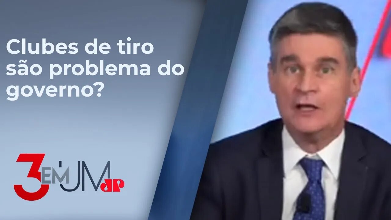 Fábio Piperno sobre clubes de tiro: “Eles são mais uma preocupação do governo federal”