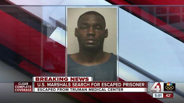 US Marshals search KC area for escaped federal prisoner