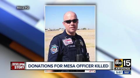 GoFundMe set up for Mesa officer killed in crash