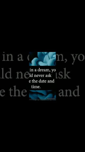 NEVER ASK THE DATE AND TIME WHEN DREAMING