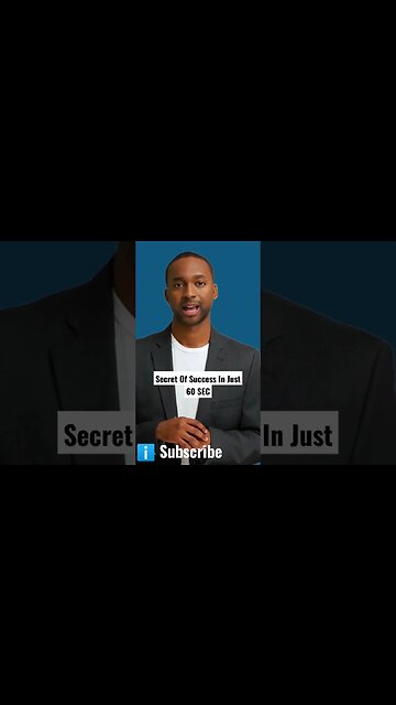 Secret Of Success In Just 60 SEC - #shorts #viral