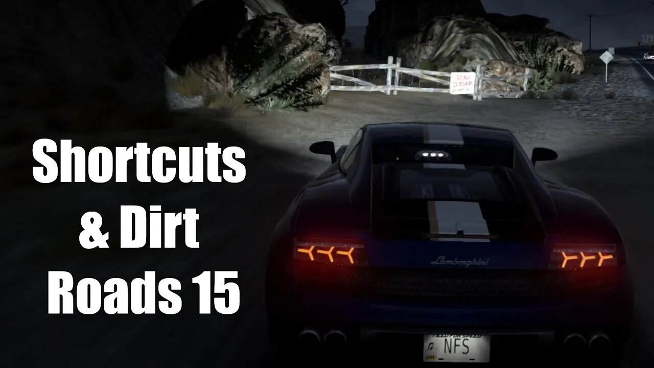 NEED FOR SPEED THE RUN Shortcuts & Dirt Roads 15