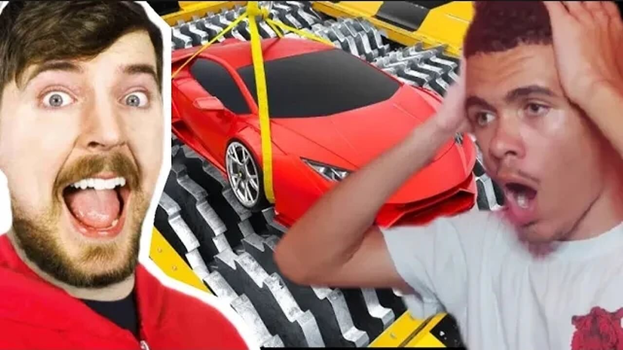 Unbelievable Lamborghini vs Shredder Reaction