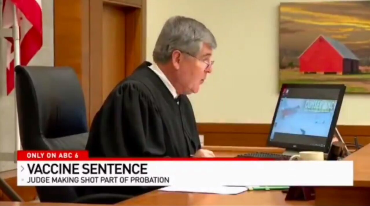 Ohio judge mandates the experimental covid vaccine as a "Term of Probation"