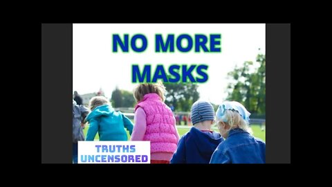 NO MORE MASKS Children celebrate