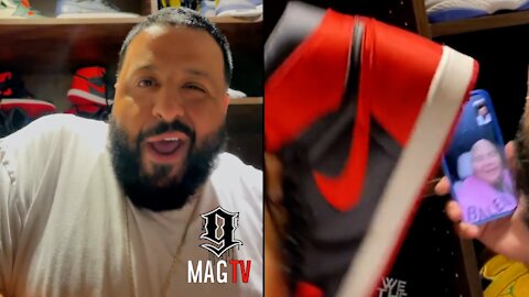 DJ Khaled Wants To Know If Fat Joe Prefers Patent Or Satin! 👟