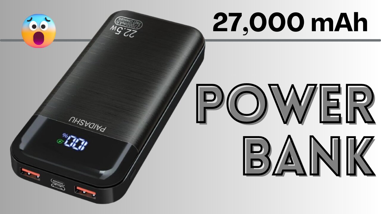 BEST SELLING PowerBank On Amazon | 27,000 mAh