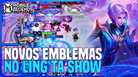 EU SIMPLESMENTE ADOREI O LING COM OS NOVOS EMBLEMAS | MLBB