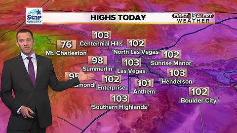 13 First Alert Las Vegas weather for Wednesday May 9 morning