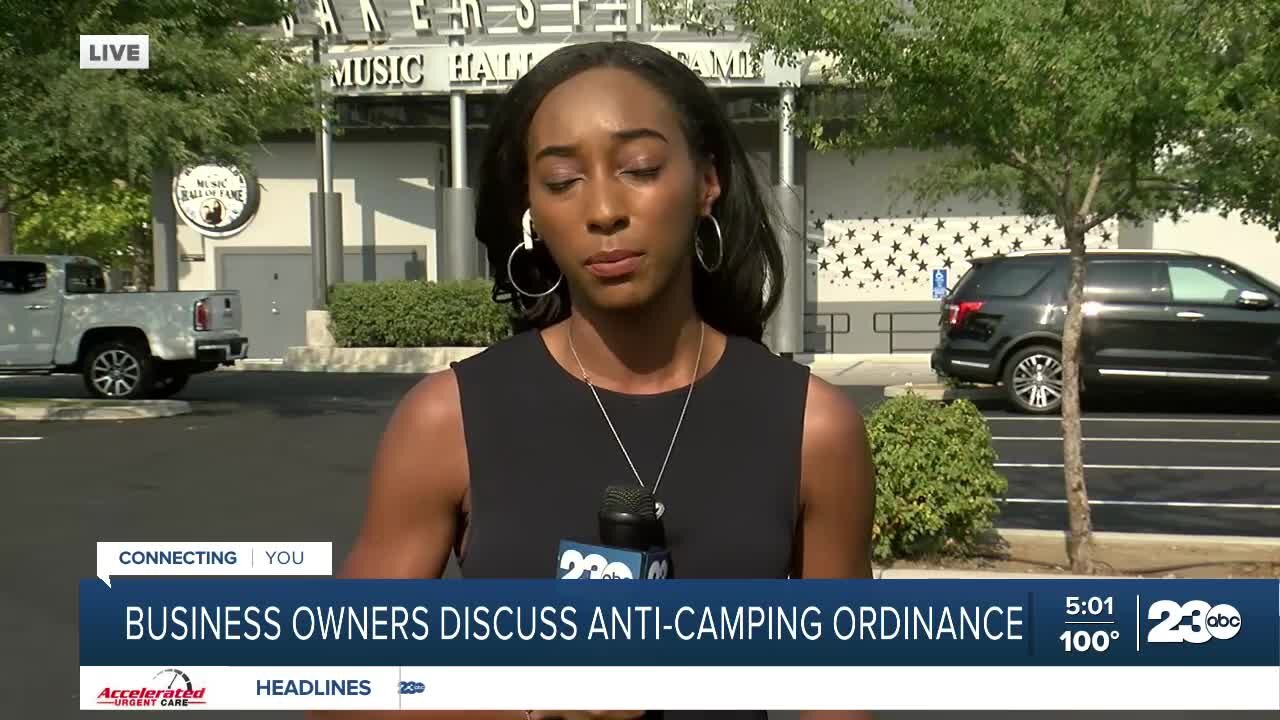 Bakersfield Downtown Business Association pushes for an anti-camping ordinance