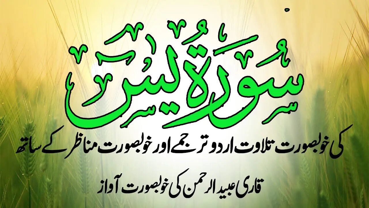 Surah Yaseen Heart melting Tilawat With Urdu Translation Surah fatiha Urdu Tarjuma ke sath 2022