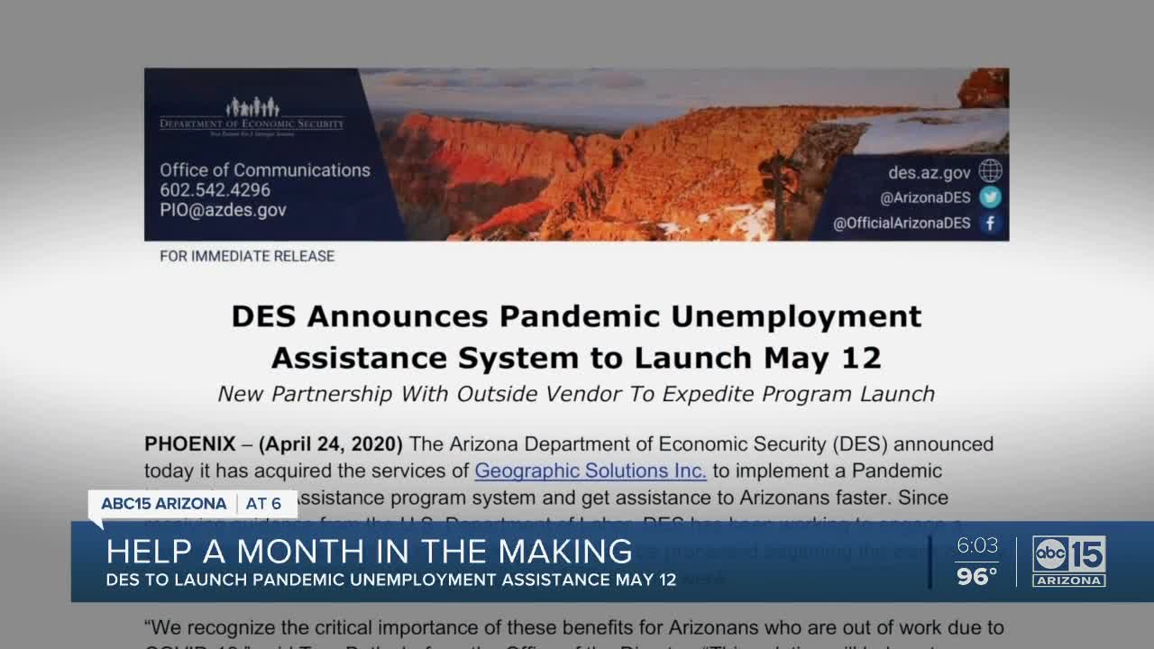 Unemployment assistance delayed for Arizonans amid coronavirus