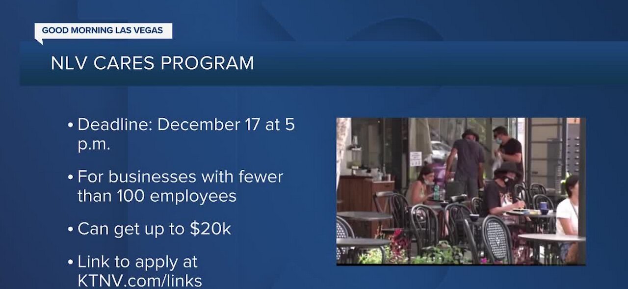 One more week to apply for the NLV Cares Program