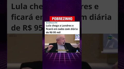 Lula viaja e você paga a conta. #shorts