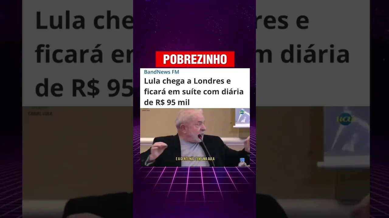 Lula viaja e você paga a conta. #shorts