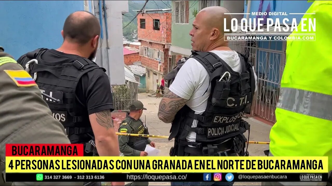 Activación de artefacto explosivo dejó 4 heridos en el norte de Bucaramanga