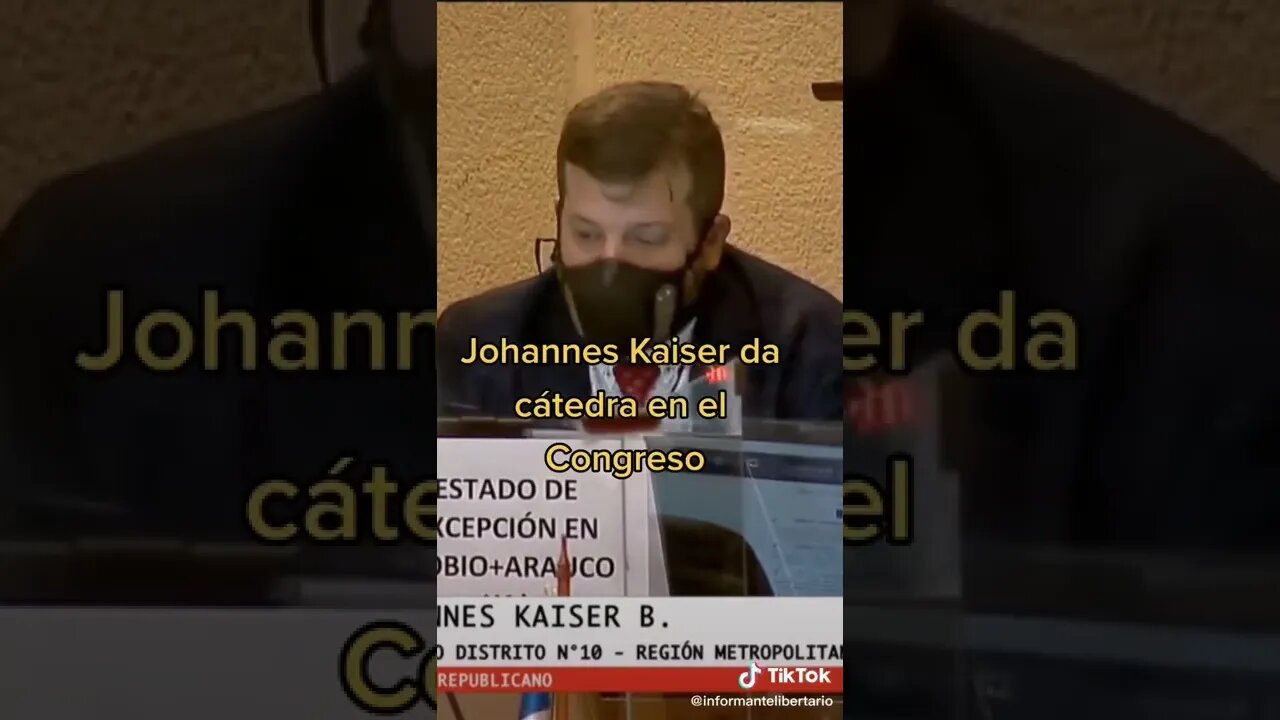 Johannes Kaisser da cátedra en el Congreso